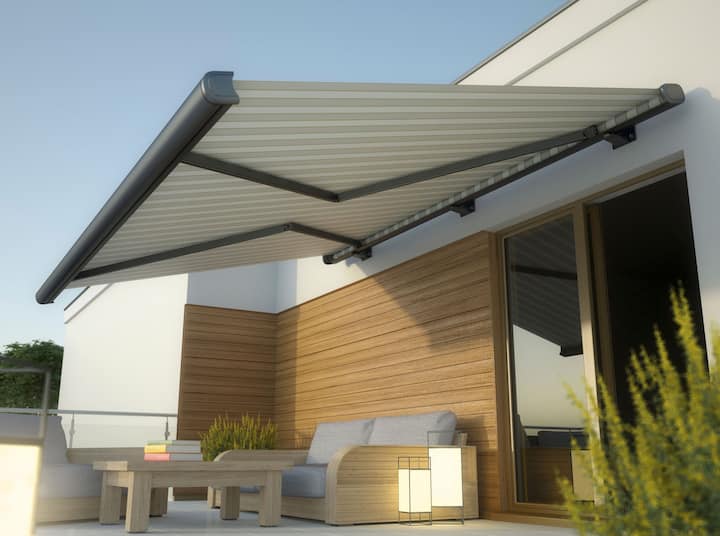 Custom retractable awnings installation in Little Rock